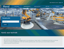 Tablet Screenshot of hartd.nl